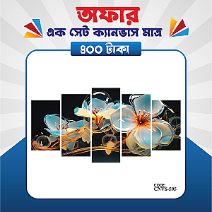 প্রিমিয়াম এক সেট ক্যানভাস এখন মাত্র ৪০০ টাকায়! 🖼️