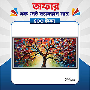 প্রিমিয়াম এক সেট ক্যানভাস এখন মাত্র ৪০০ টাকায়! 🖼️