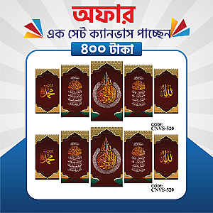 প্রিমিয়াম এক সেট ক্যানভাস এখন মাত্র ৪০০ টাকায়! 🖼️